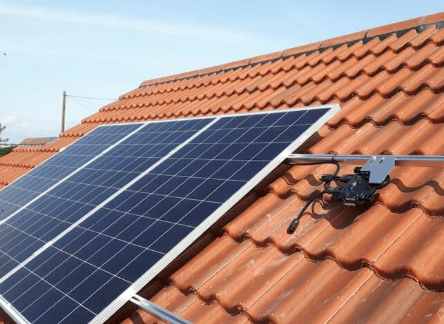 Zonnepanelen op huis